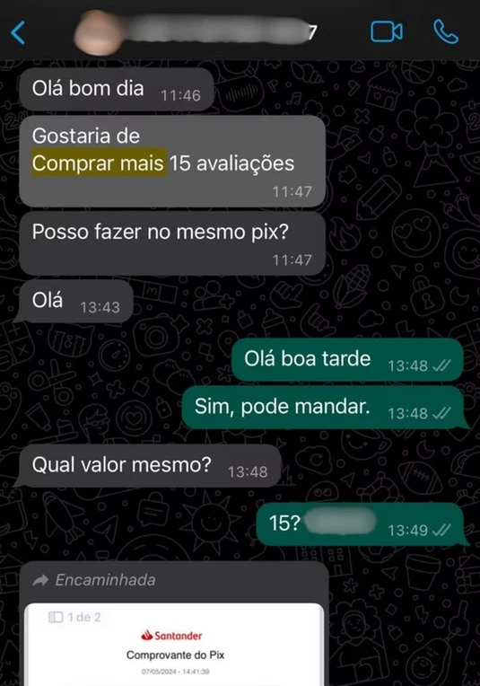 Depoimento de cliente comprando avaliações Google - cliente comprando mais 15 avaliações Depoimento de cliente comprando avaliações Google - cliente comprando mais 15 avaliações
